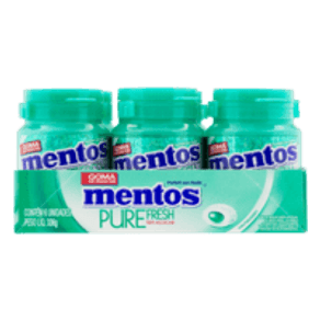 GOMA MASCAR MENTOS 56G POTE PURE WINTERGREEN GF GOMA MASCAR MENTOS 56G POTE PURE WINTERGREEN GF