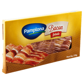 BACON FATIADO PAMPLONA 250G BACON FATIADO PAMPLONA 250G