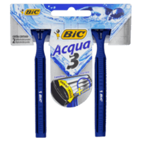 APARELHO DE BARBEAR ACQUA BIC 3 COM 2 APARELHO DE BARBEAR ACQUA BIC 3 COM 2