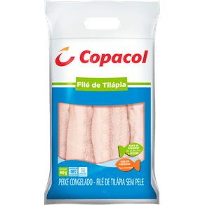 FILÉ DE TILAPIA COPACOL 400G FILÉ DE TILAPIA COPACOL 400G