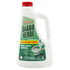 DESENTUPIDOR LÍQUIDO DIABO VERDE 1L DESENTUPIDOR LÍQUIDO DIABO VERDE 1L