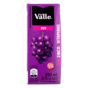 SUCO DE UVA NUTRI DEL VALLE MAIS 200ML SUCO DE UVA NUTRI DEL VALLE MAIS 200ML