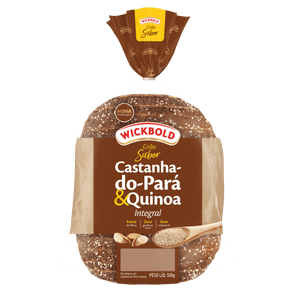 PÃO WICKBOLD 500G INTEGRAL CASTANHA-DO-PARÁ E QUIOA PÃO WICKBOLD 500G INTEGRAL CASTANHA-DO-PARÁ E QUIOA