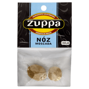 NOZ MOSCADA ZUPPA COM 2 UNIDADES NOZ MOSCADA ZUPPA COM 2 UNIDADES