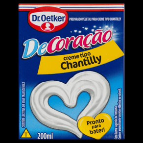 CHANTILLY DR OETKER 200ML UHT CHANTI NEVE CHANTILLY DR OETKER 200ML UHT CHANTI NEVE