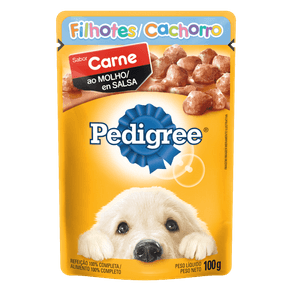RAÇÃO PARA FILHOTES CARNE SACHÊ PEDIGREE 100GR RAÇÃO PARA FILHOTES CARNE SACHÊ PEDIGREE 100GR