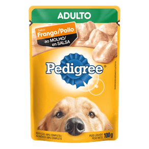 RAÇÃO PARA ADULTOS FRANGO SACHÊ PEDIGREE 100GR RAÇÃO PARA ADULTOS FRANGO SACHÊ PEDIGREE 100GR