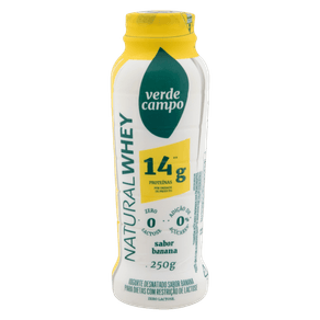 IOGURTE WHEY BANANA VERDE CAMPO 250G IOGURTE WHEY BANANA VERDE CAMPO 250G