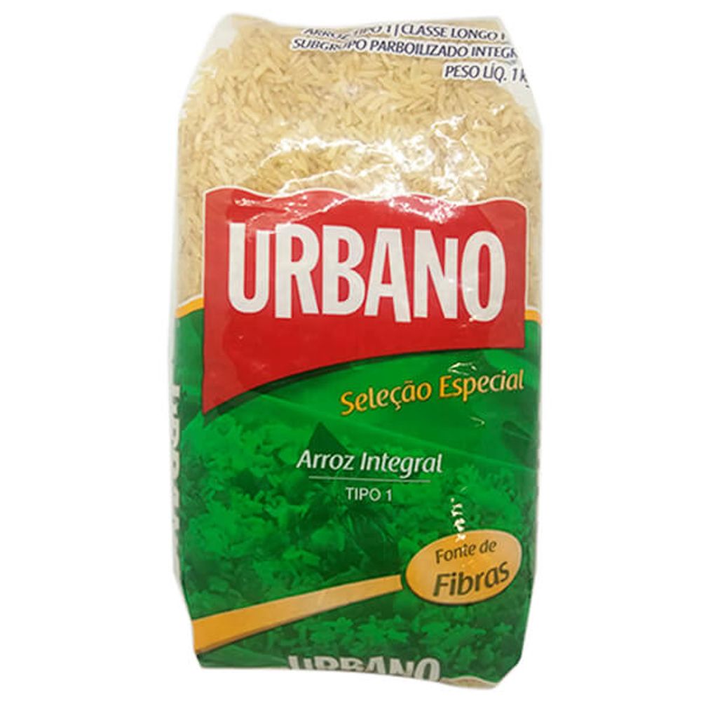 ARROZ INTEGRAL PARBOLIZADO LONGO FINO URBANO 1KG - Supermercadosimperatriz