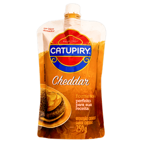 REQUEIJÃO CHEDDAR POUCH CATUPIRY 250G REQUEIJÃO CHEDDAR POUCH CATUPIRY 250G