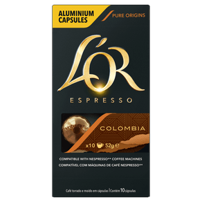 CAPSULA CAFE LOR 52G EXPRESSO COLOMBIA CAPSULA CAFE LOR 52G EXPRESSO COLOMBIA