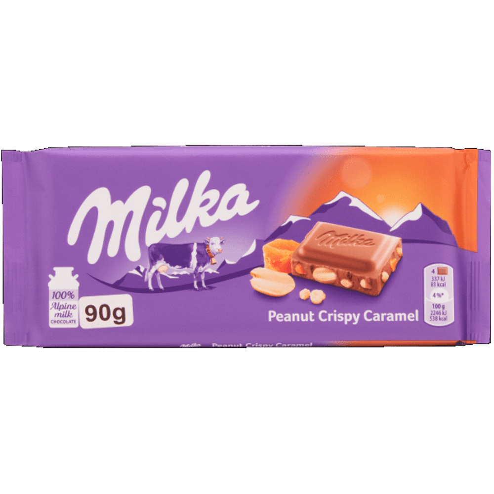 Choc Milka 90g Amendoimcaramelo Supermercadosimperatriz