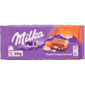 CHOCOLATE MILKA 90G AMENDOIM/CARAMELO CHOCOLATE MILKA 90G AMENDOIM/CARAMELO