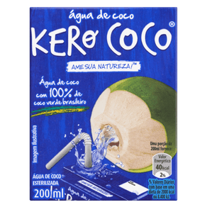 ÁGUA DE COCO KERO COCO 200ML