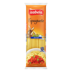 MASSA ISABELA 500G C/OVOS ESPAGUETE MASSA ISABELA 500G C/OVOS ESPAGUETE