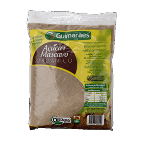 AÇÚCAR MASCAVO ORGÂNICO GUIMARÃES 300GR