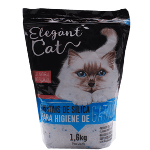 AREIA ELEGANT CAT 1,6KG CRISTAIS DE SILICA AREIA ELEGANT CAT 1,6KG CRISTAIS DE SILICA