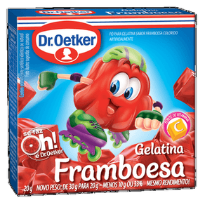 GELATINA DR OETKER 20GR FRAMBOESA GELATINA DR OETKER 20GR FRAMBOESA