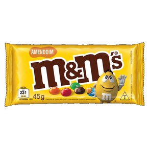 CONFEITO M&MS 45GR AMENDOIM CONFEITO M&MS 45GR AMENDOIM