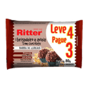 BARRA CEREAL RITTER 80G L4P3 BRIGADEIR AVELA BARRA CEREAL RITTER 80G L4P3 BRIGADEIR AVELA