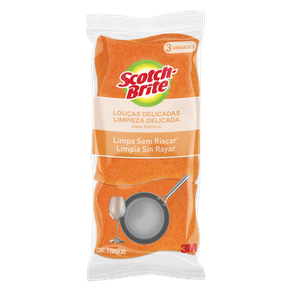 ESPONJA 3M LARANJA 3UN NAO RISCA ESPONJA 3M LARANJA 3UN NAO RISCA