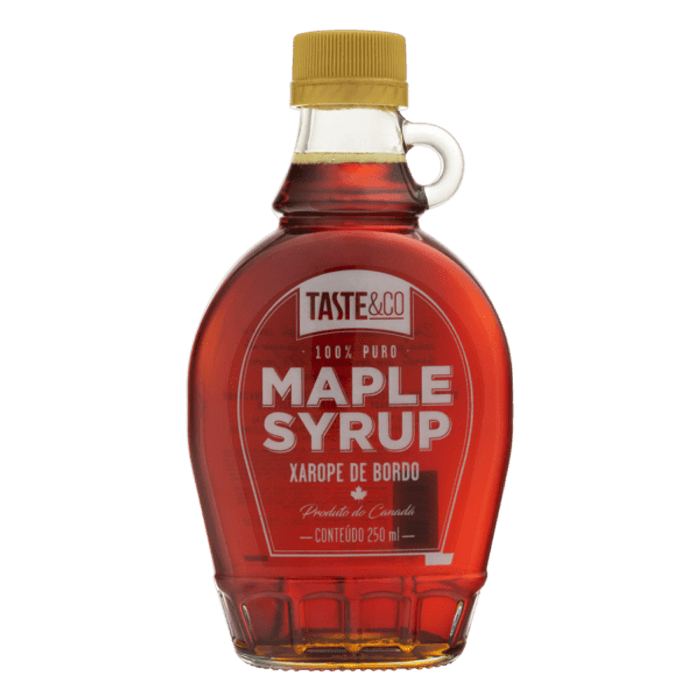 Xarope De Bordo Maple Syrup 250ml Tasteco Armazm So