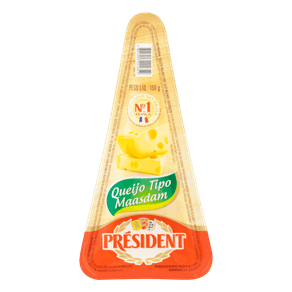 QUEIJO MAASDAM FRAÇÃO PRÉSIDENT 160G QUEIJO MAASDAM FRAÇÃO PRÉSIDENT 160G