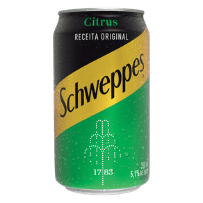 REFRIGERANTE SCHWEPPES CITRUS LATA 350ML TRADICIONAL REFRIGERANTE SCHWEPPES CITRUS LATA 350ML TRADICIONAL