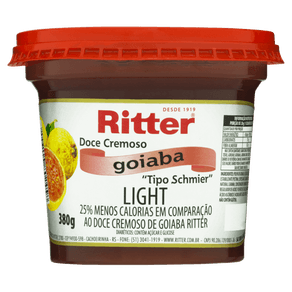 DOCE RITTER 380GR LIGHT GOIABA DOCE RITTER 380GR LIGHT GOIABA