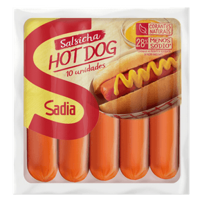 SALSICHA HOT DOG SADIA 500G SALSICHA HOT DOG SADIA 500G