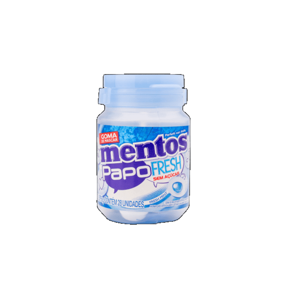 Goma Mascar Mentos 56g Pote Pure Fresh Mint Gf Supermercadosimperatriz 9560