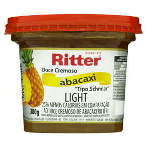 DOCE RITTER 380GR LIGHT ABACAXI