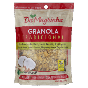 GRANOLA TRADICIONAL DA MAGRINHA 250GR GRANOLA TRADICIONAL DA MAGRINHA 250GR