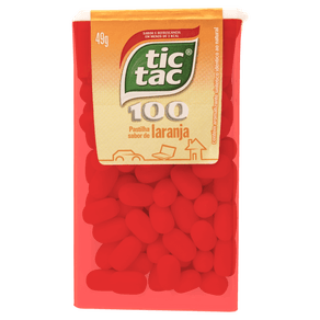 CONFEITO TIC TAC 49GR LARANJA CONFEITO TIC TAC 49GR LARANJA