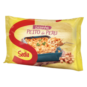 LASANHA PEITO DE PERU SADIA 600G LASANHA PEITO DE PERU SADIA 600G