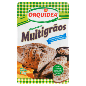 FARINHA DE TRIGO MULTIGRÃOS MISTURA PARA PÃO ORQUÍDEA 1KG FARINHA DE TRIGO MULTIGRÃOS MISTURA PARA PÃO ORQUÍDEA 1KG