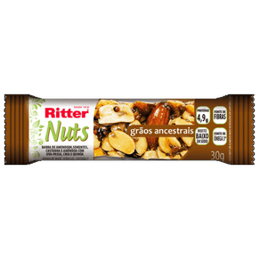 BARRA NUTS SEMENTES 30GR GRAOS ANCEST BARRA NUTS SEMENTES 30GR GRAOS ANCEST