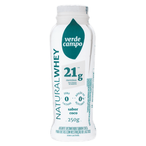 IOGURTE WHEY 21 COCO VERDE CAMPO 250G IOGURTE WHEY 21 COCO VERDE CAMPO 250G