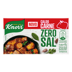 CALDO KNORR 48G ZERO SAL CARNE CALDO KNORR 48G ZERO SAL CARNE