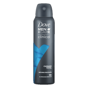 DESODORANTE DOVE 150ML CLINICAL AEROSSOL MEN CUID TOTAL DESODORANTE DOVE 150ML CLINICAL AEROSSOL MEN CUID TOTAL