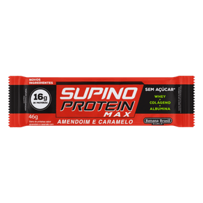 SUPINO BANANA BR 20X46G PROTEIN MAX CAST C/CARAMEL SUPINO BANANA BR 20X46G PROTEIN MAX CAST C/CARAMEL