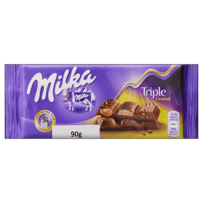 CHOCOLATE MILKA 90G TRIPLE CARAMELO