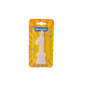 VELA SUPER NUMEROS BOMPACK BRANCA N7 VELA SUPER NUMEROS BOMPACK BRANCA N7