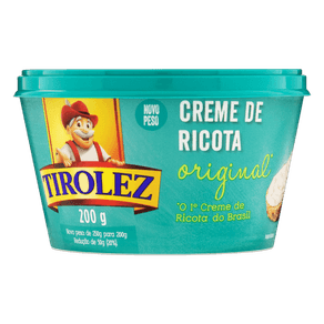 CREME DE RICOTA TIROLEZ 200G
