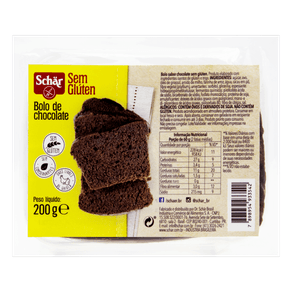 BOLO SCHAR 200G SEM GLÚTEN CHOCOLATE BOLO SCHAR 200G SEM GLÚTEN CHOCOLATE