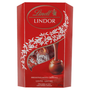 CHOCOLATE LINDT 200 GR LINDOR AO LEITE