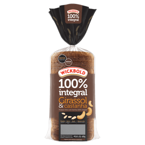 PÃO WICKBOLD 400G 100PC INTEGRAL GIRASSOL/CAST PÃO WICKBOLD 400G 100PC INTEGRAL GIRASSOL/CAST