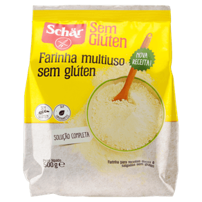 FARINHA MULTIUSO SEM GLÚTEN E SEM LACTOSE DR SCHAR 500GR FARINHA MULTIUSO SEM GLÚTEN E SEM LACTOSE DR SCHAR 500GR