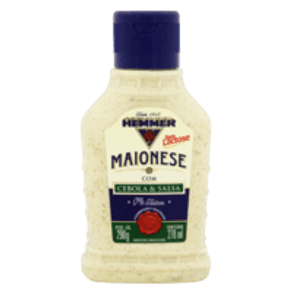 MAIONESE HEMMER 290GR CEBOLA E SALSA ZERO LACT