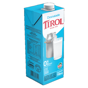 LEITE TIROL 1L LV C/ TAMPA DESNATADO LEITE TIROL 1L LV C/ TAMPA DESNATADO